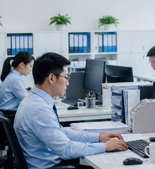 财务人员在不同设备间切换网银和 UKey